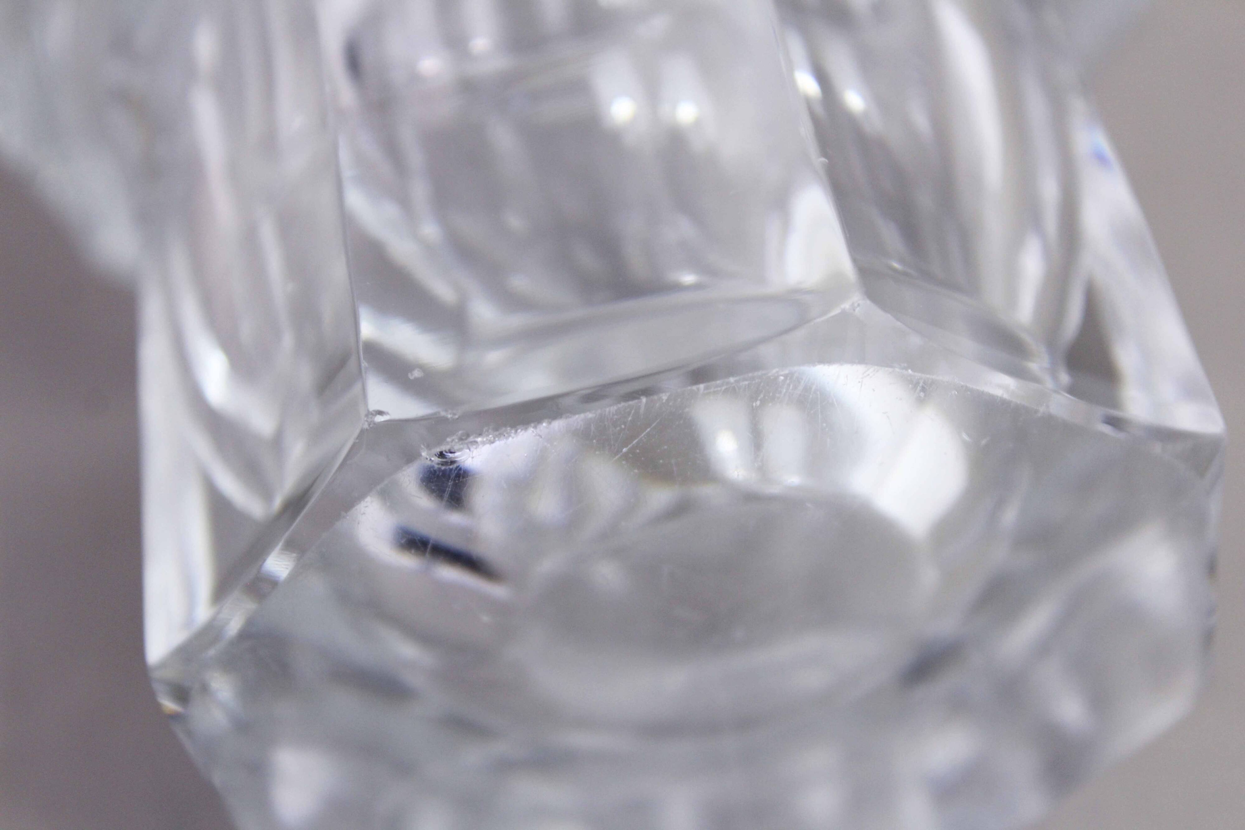 Vase vintage en cristal