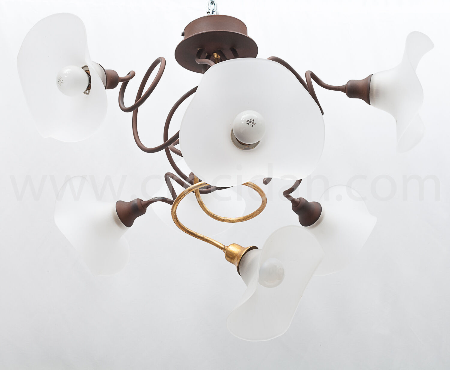 Murano chandelier 7 lights