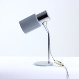 Table Lamp In Chrome And Gray Metal, By Josef Hurka For Napako 1960s