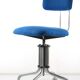 Chaise de bureau Gispen vintage bleue des années 1930