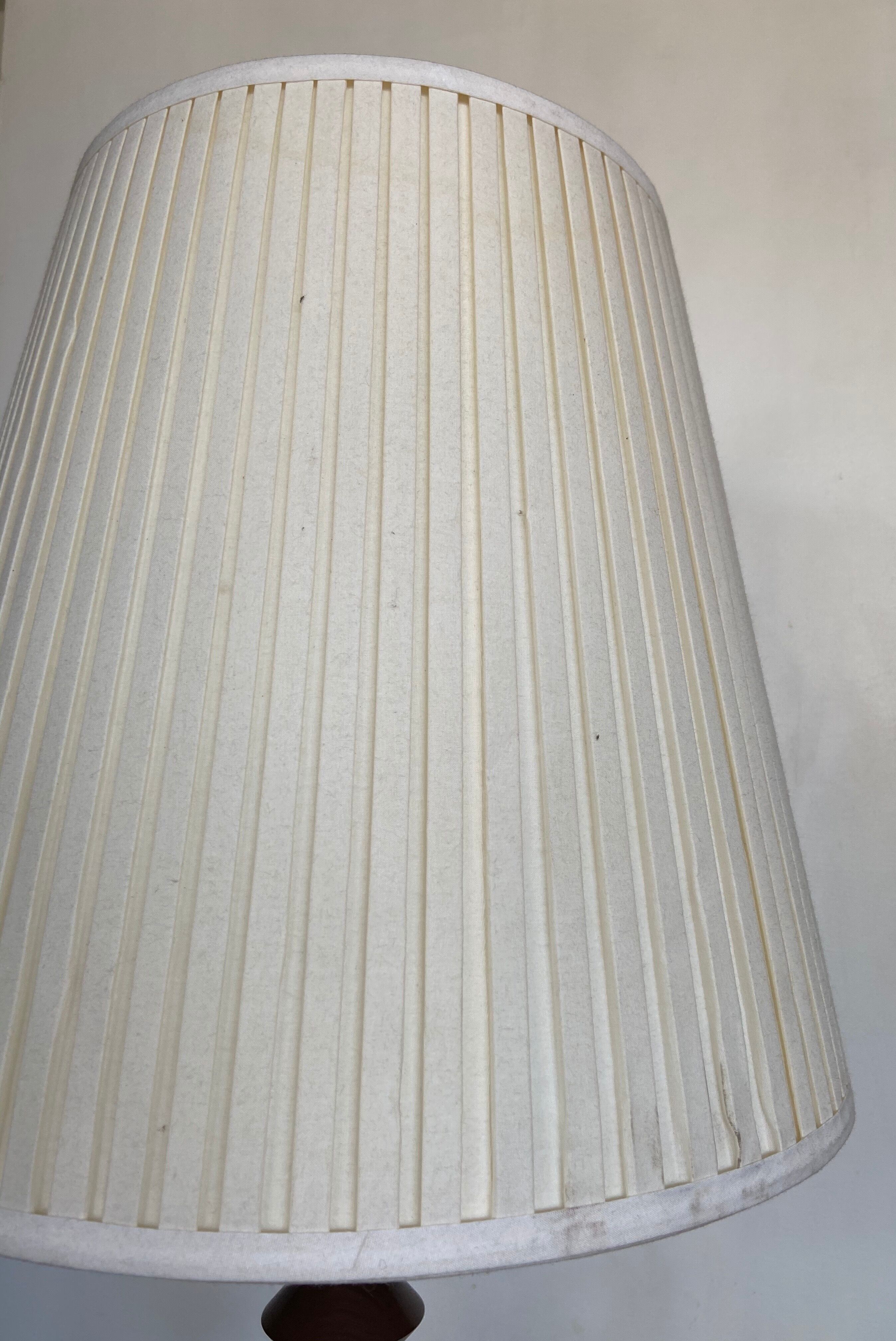 Wooden and metal lamppost