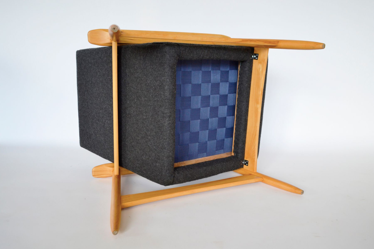 Pair of armchairs Ąžuolas by Valerija EMA Cukermanienė for Vilniaus Baldų Kombinatas, 1968