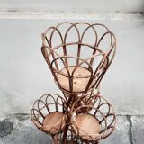 Rattan plant holder