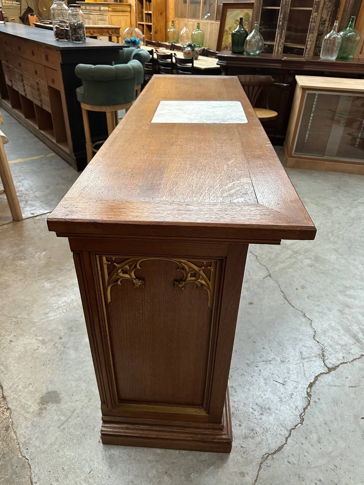 Oak countertop, early 20th century