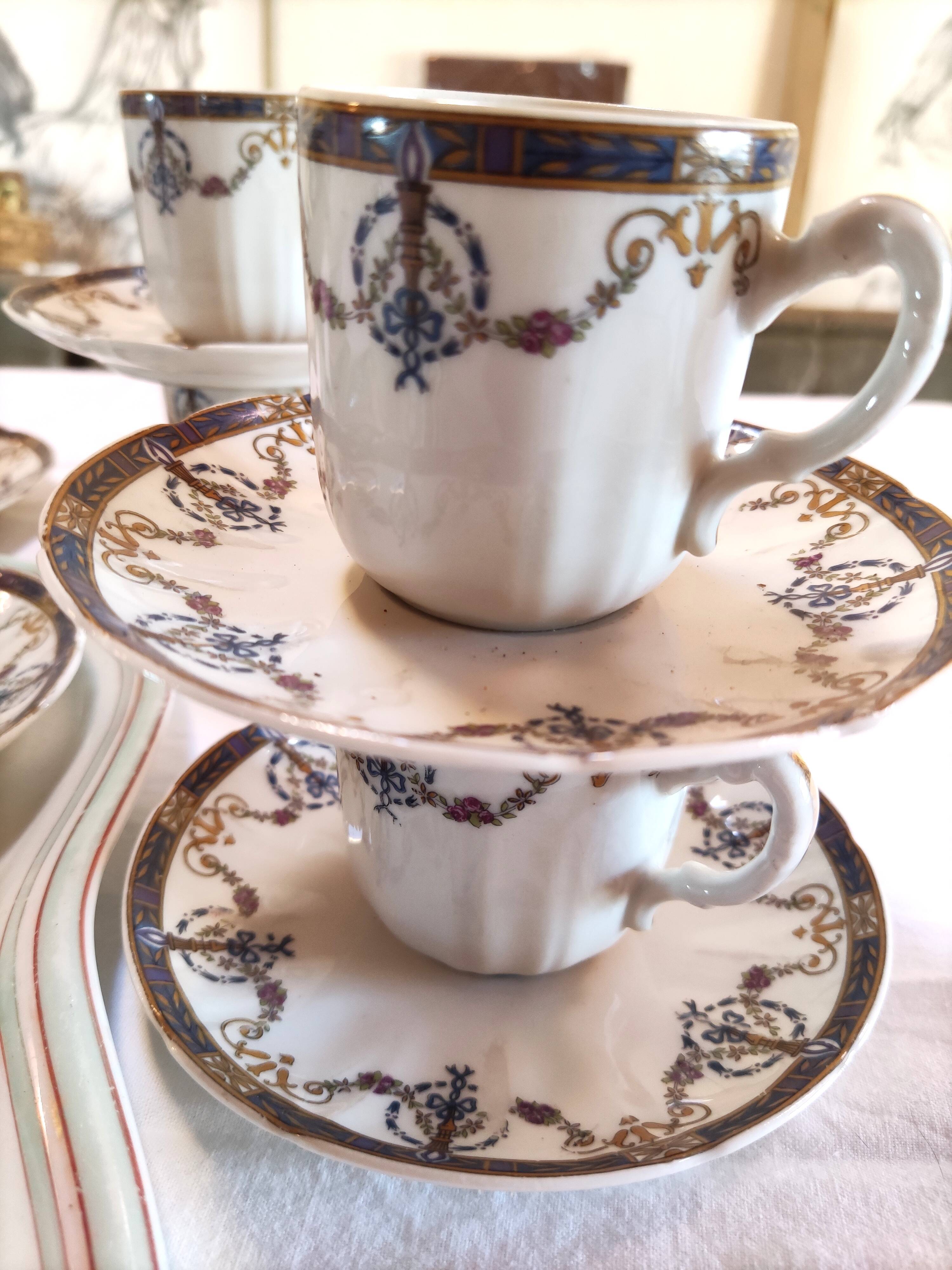 Art Deco porcelain coffee service