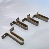 Rare glass flush mount by Kamenicky Senov, 1970s / Czechoslovakia