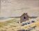Tableau ancien , paysage,  signé Andrée Bouchard  années 50