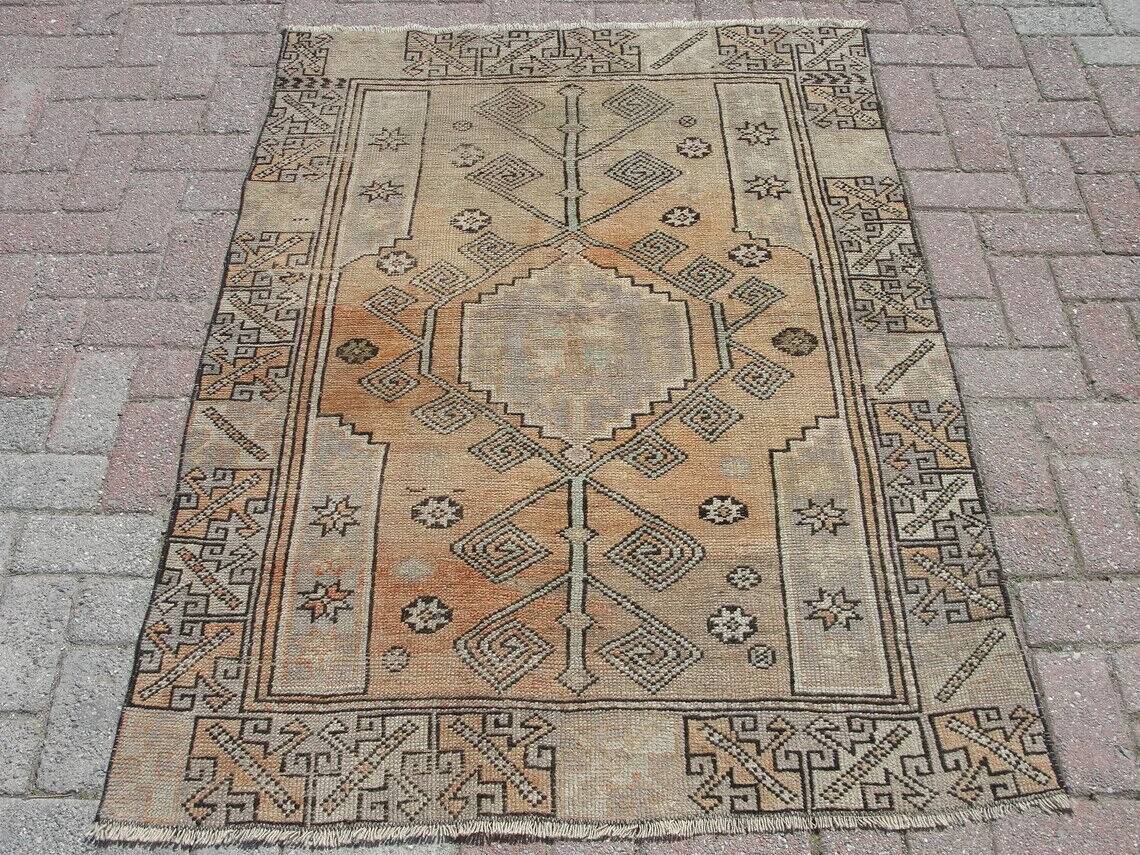 Red carpet runner medium office rug - wool living room rug