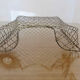 Corrugated wire office mail basket 30s 40s