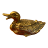 Bronze ashtray duck