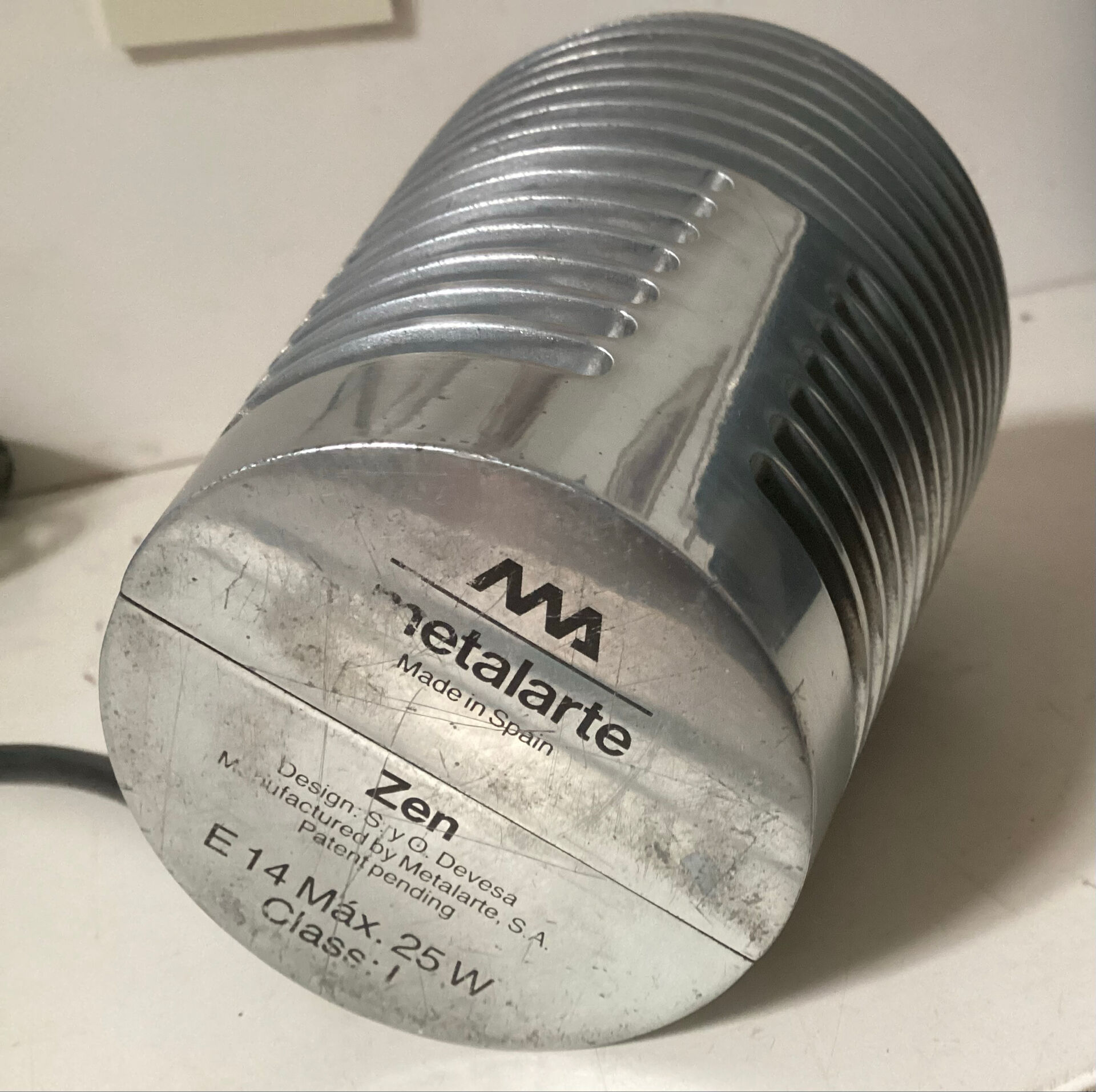 Lampe zen metalarte