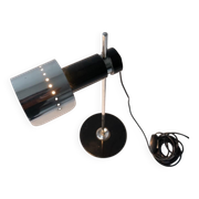 Vintage Italian 1970s Table Lamp in the Style of Joe Colombo for Oluce, Chromed