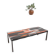 TABLE BASSE NAVETTE EN CÉRAMIQUE PAR ROGER CAPRON 1960