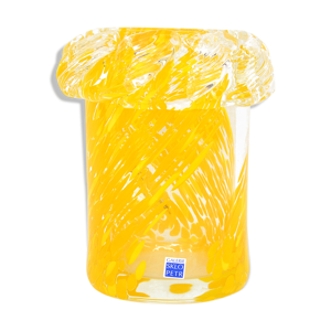 Vase en verre par P.