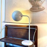 White metal desk lamp