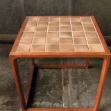 Square danish sidetable in teak by Kai Kristiansen, denmark 70s