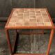 Square danish sidetable in teak by Kai Kristiansen, denmark 70s