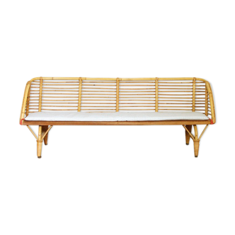 Children's rattan bench