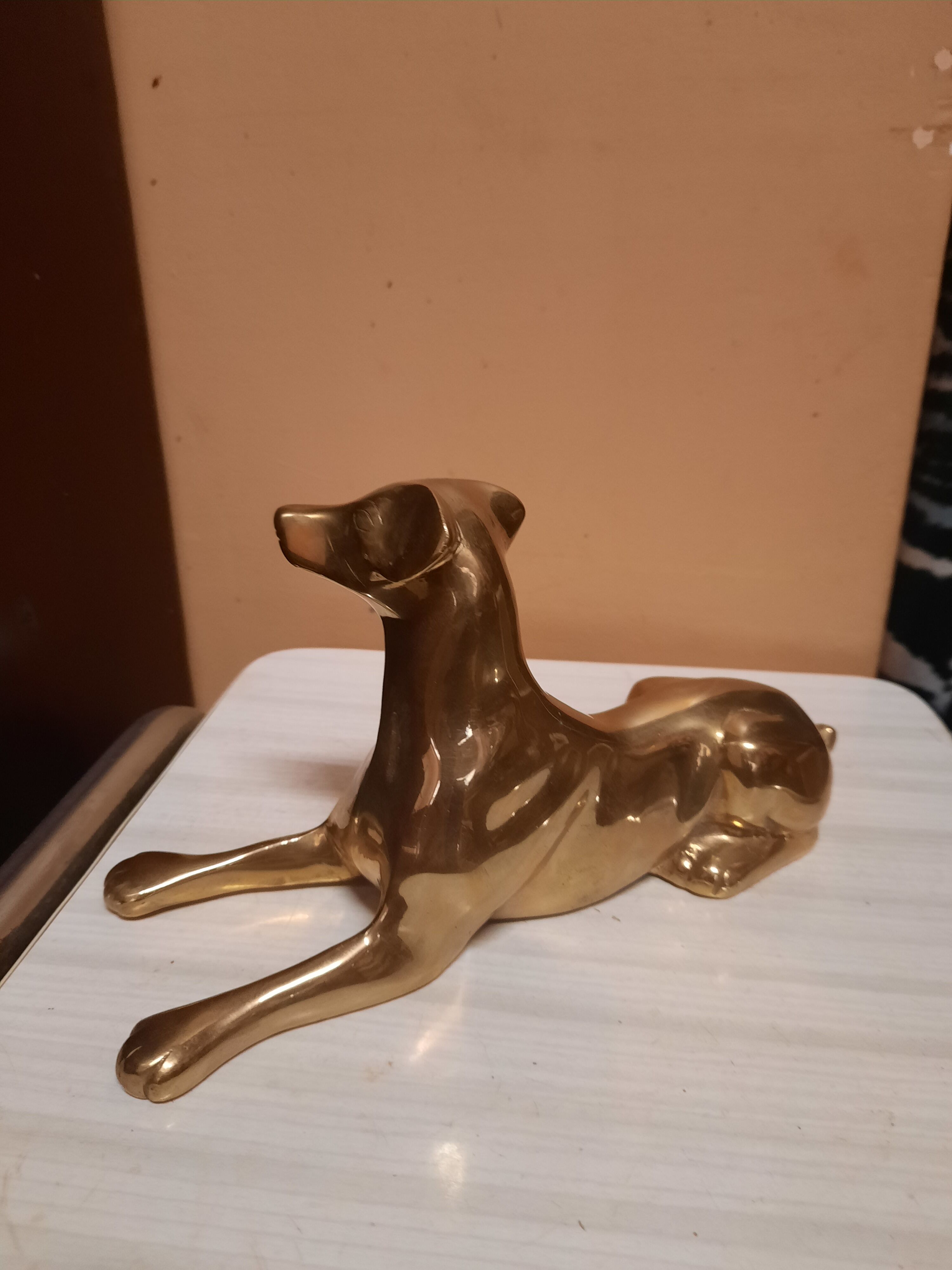 Brass dog