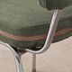 André Simard green velvet chairs for Airborne 1960, set of 6