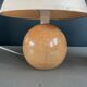 Pair of round base bedside lamps