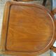 pair of vintage wooden bistro chairs