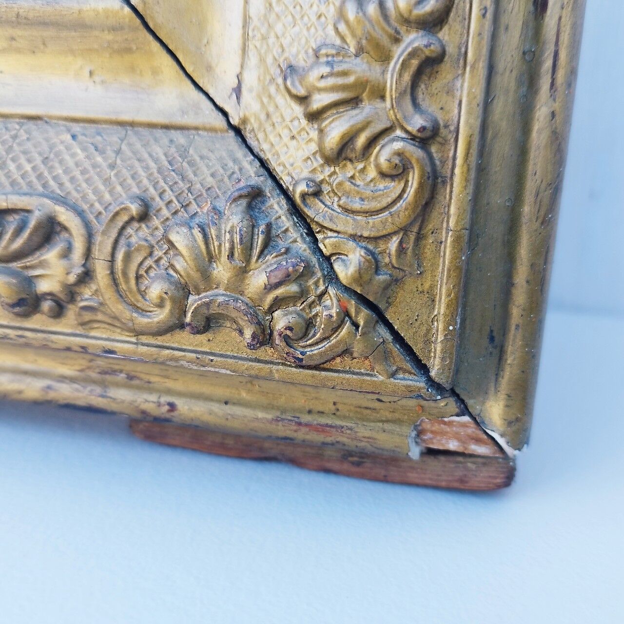 Mirror style Louis Philippe vintage gilded wood