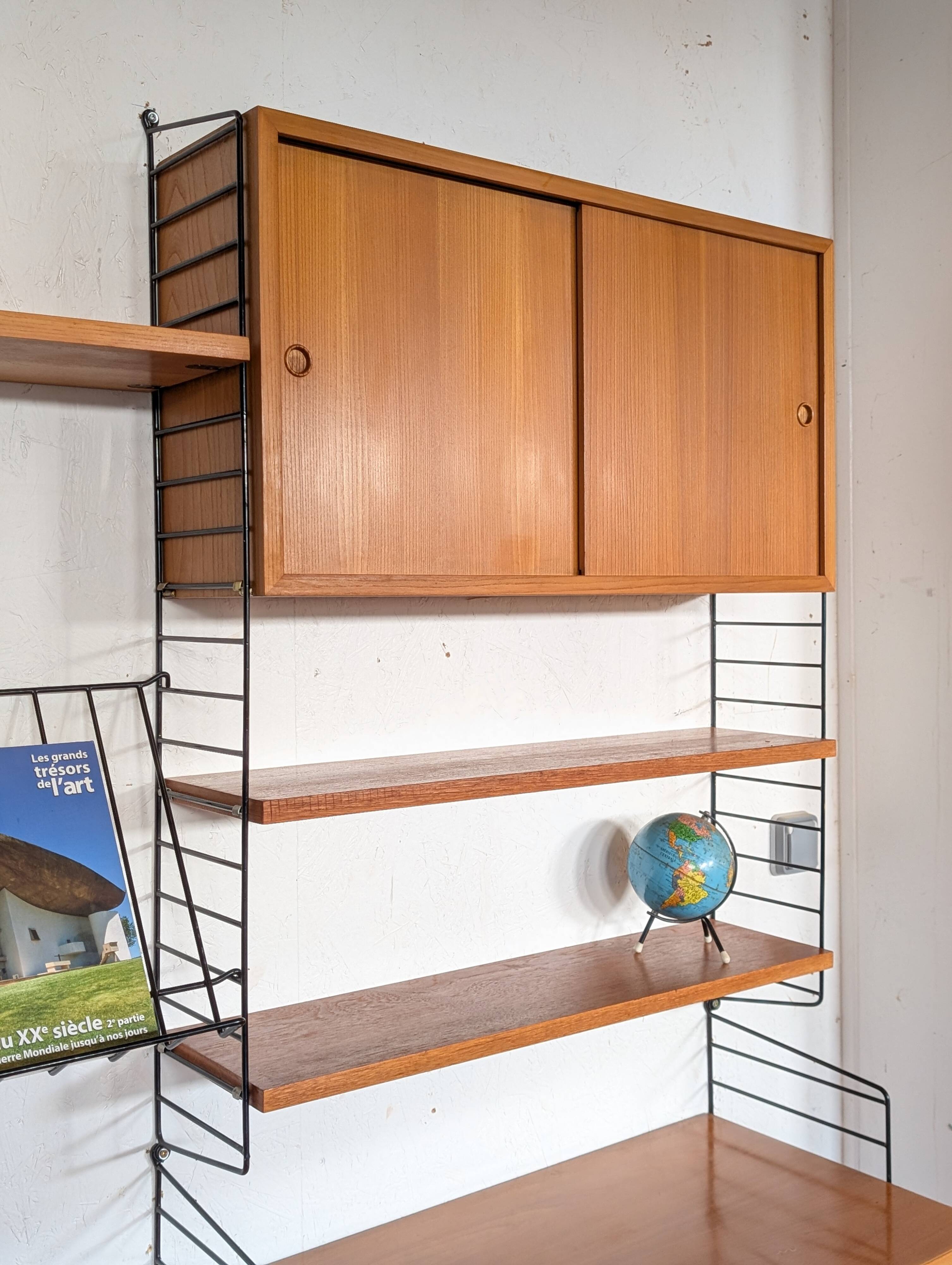 Original STRING wall unit by Nisse Strinning from the 1960s, Sweden.