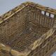 Antique industrial factory wicker basket