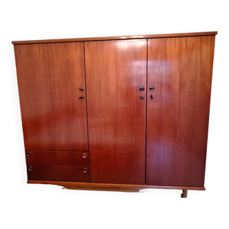 Vintage teak wardrobe from the 60s