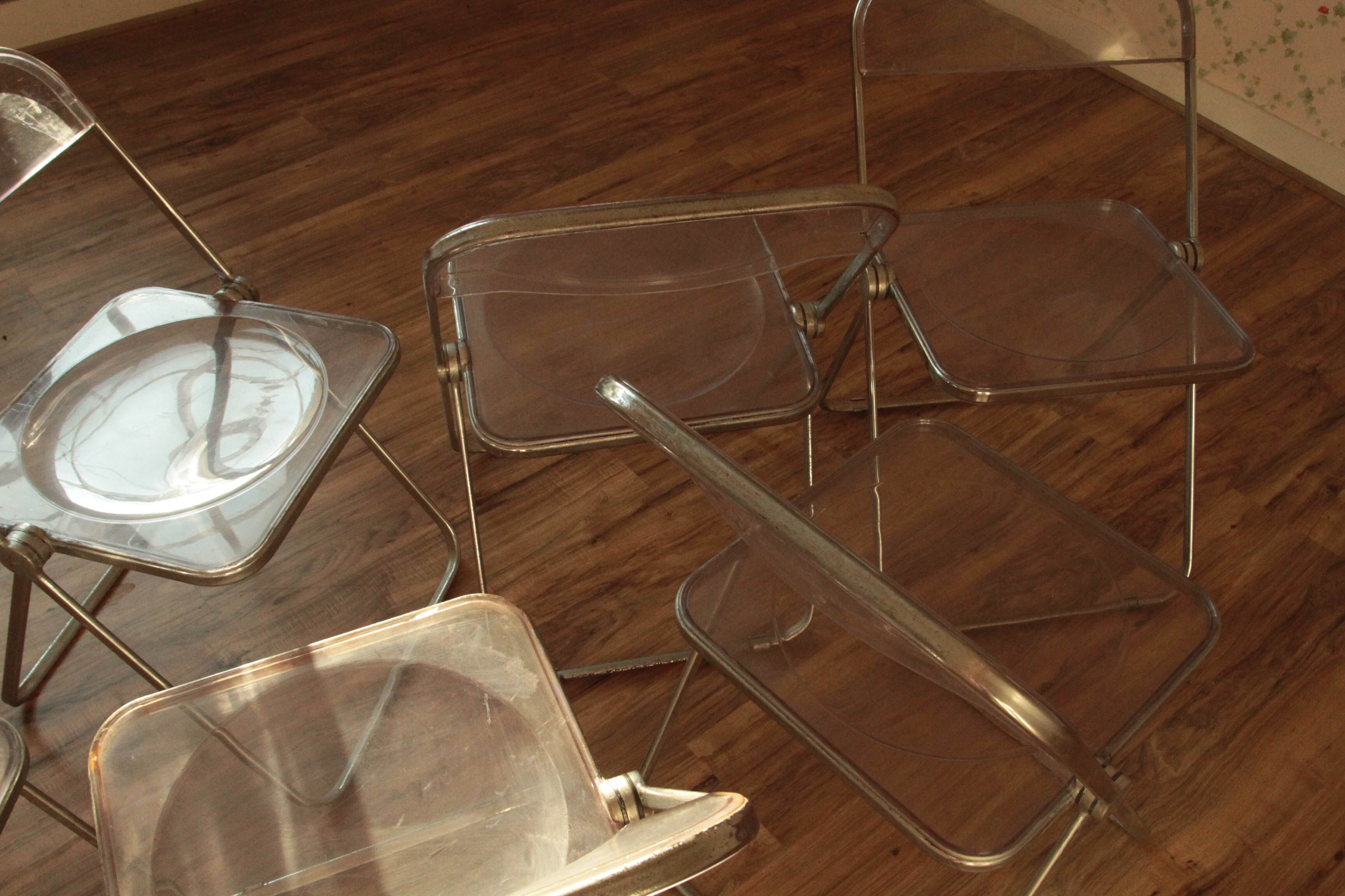 5 chairs folded castelli