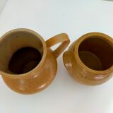 Pichet et pot en grès