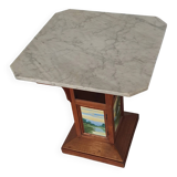 Indonesia table with marble top