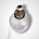 Fratelli Toso, Murano glass vase converted into a lamp, 20th century.