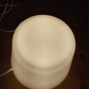 Lampe ikea gavik – blanche – design scandinave
