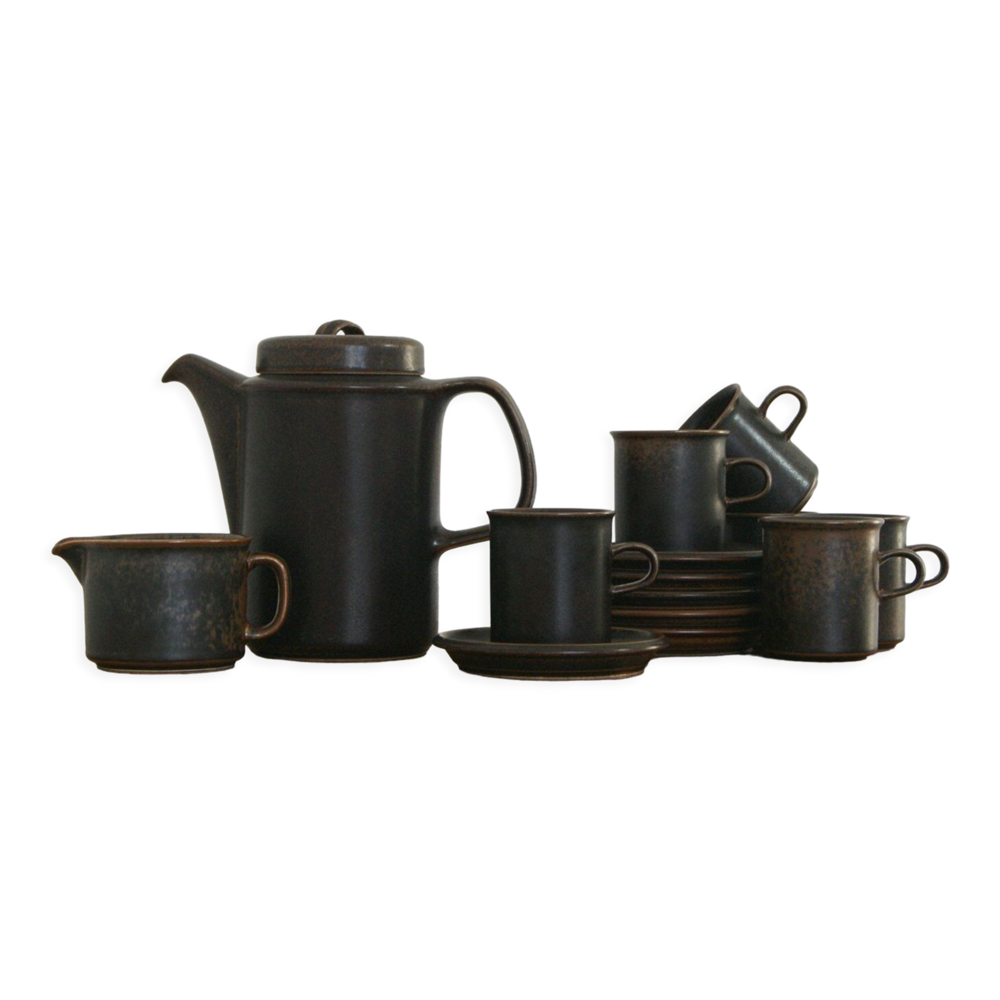 Mid-Century Tableware Set by Ulla Procope for Arabia, Finland, 1960s, Set of 8