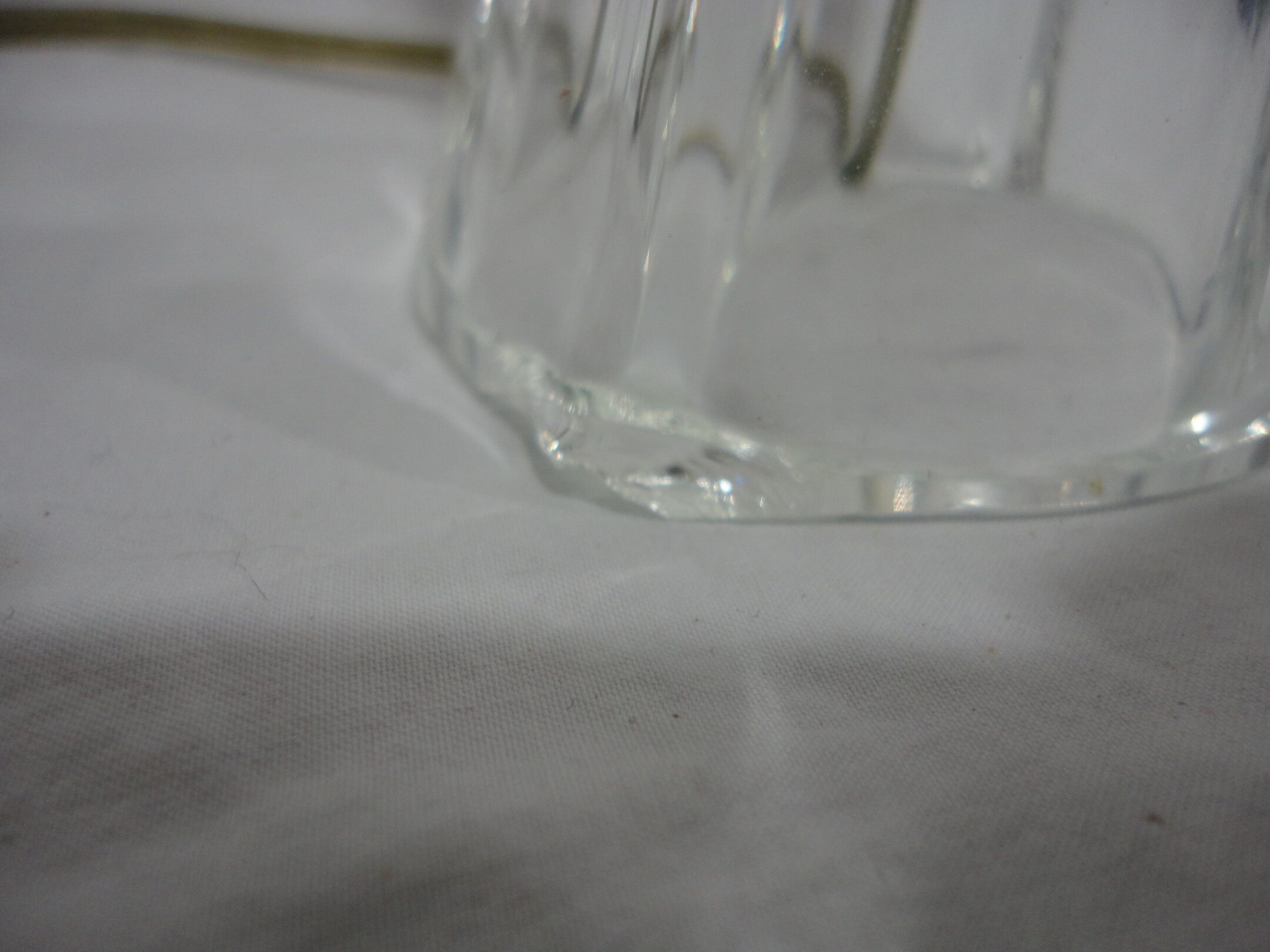 Lampe en verre vintage