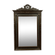 Breton Renaissance style mirror in solid oak with brown patina circa 1850