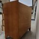 Vintage chest of drawers with compass feet, 1950s, 4 drawers