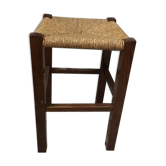 Sitting l bedded oak stool