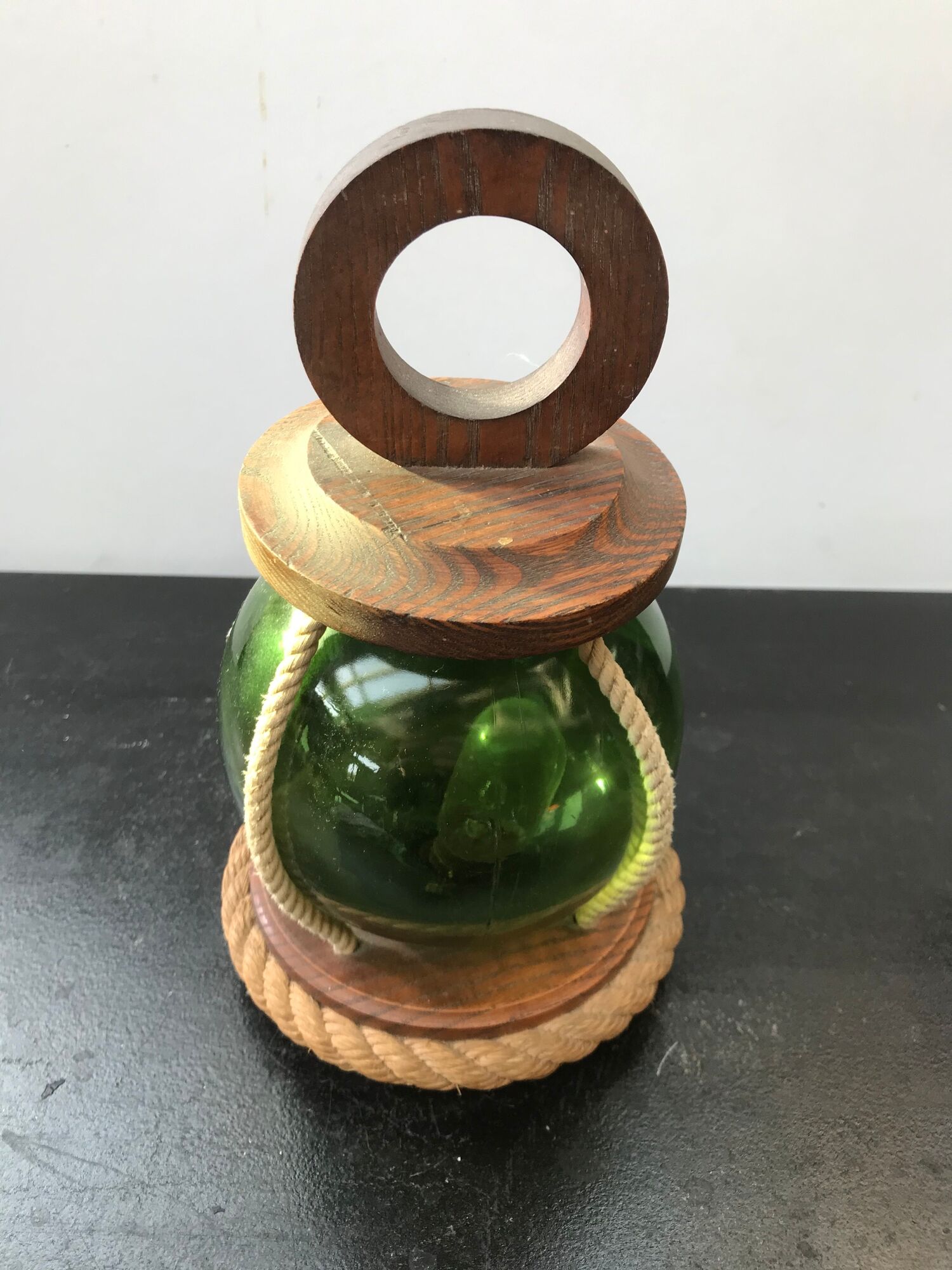 Former marine wood lamp