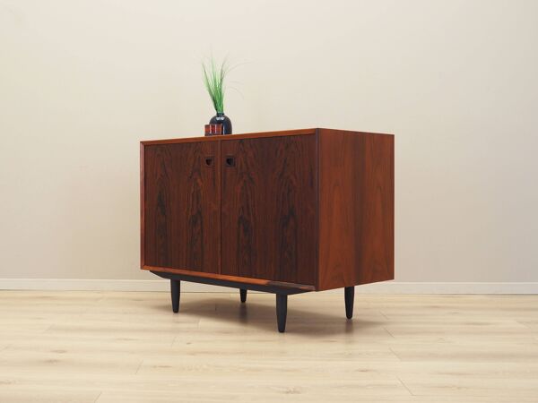 Meuble en palissandre, design danois, années 1970, fabricant : Brouer
