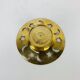 Vintage gold brass candle holder