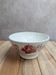 Old ironstone bowl from Digoin – Pink floral decoration – Vintage
