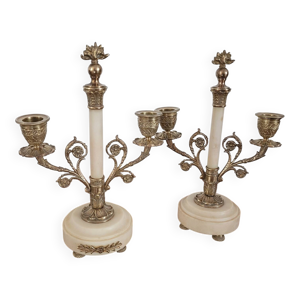 paire de candélabres