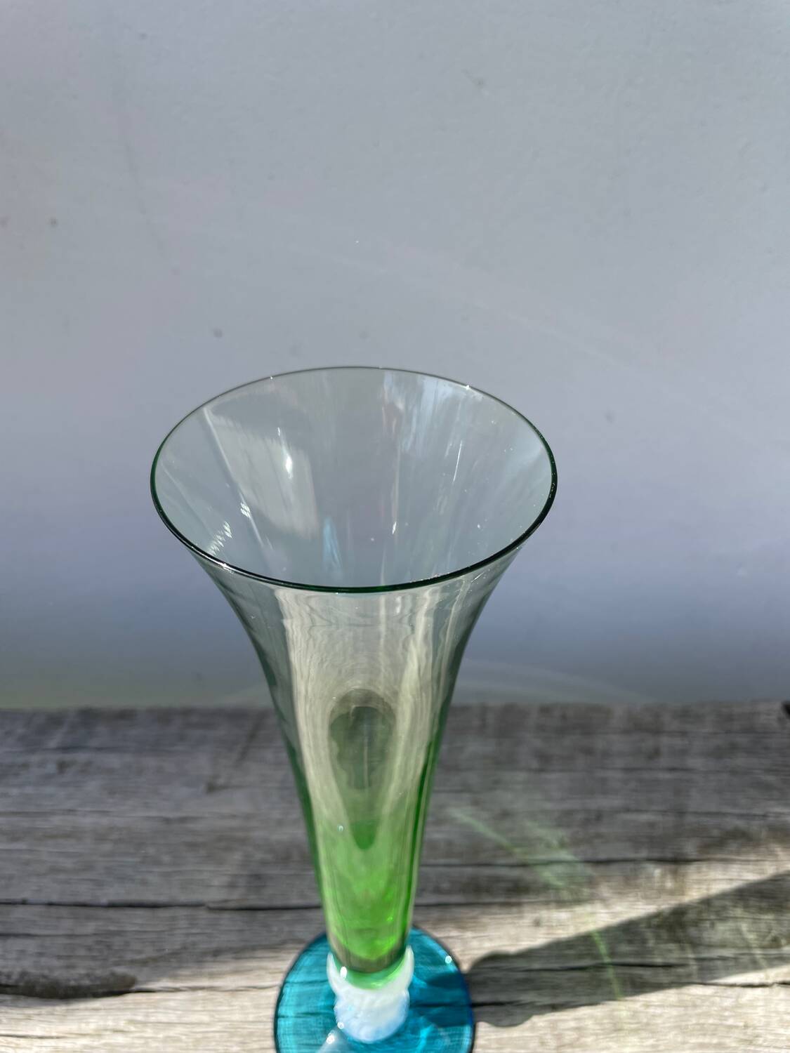 Multicolored Clichy glass vase
