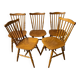 Lot of 05 Baumann chairs model Tacoma Western vintage 1970s