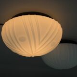 Pair of Mid-Century Flush Mounts, 1990s