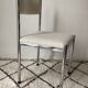 Vintage chairs from the 70s restored with a French terry fabric