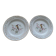 Two antique plates gien – yokohama model – 19th century earthenware